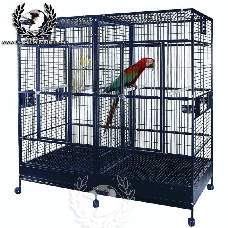 Jaula Mod. Twin Large Parrot Jaula Mod. Twin Large Parrot