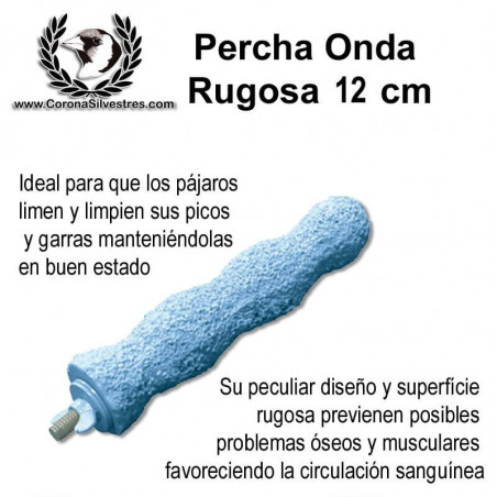 Percha Onda Rugosa 12 cm
