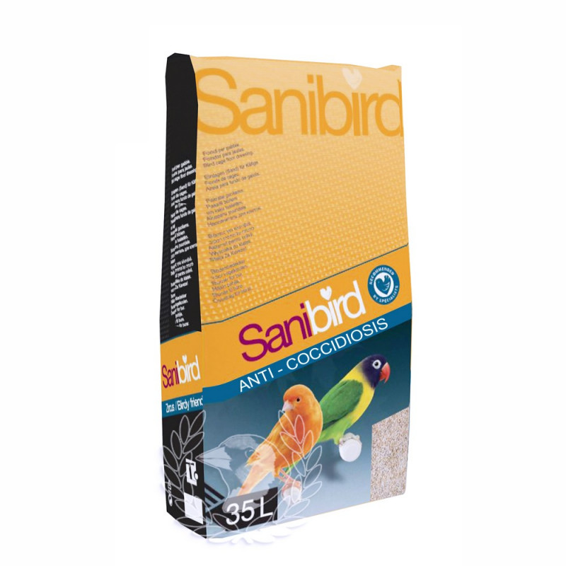 SaniBird Arena para Fondo de Jaulas 35 L. (Anti-Coccidiosis)