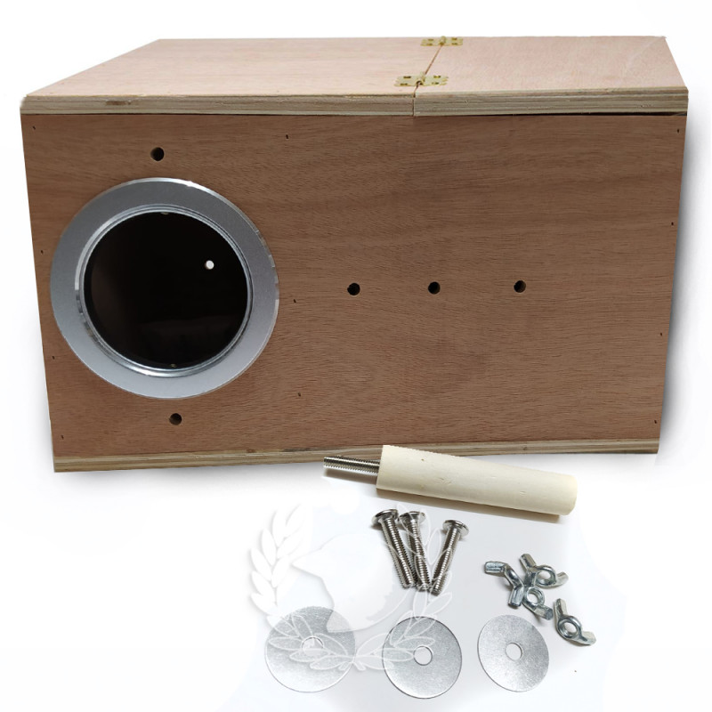 Nido Ninfas Agapornis Madera CS Lujo (El Mejor) Calidad Nido Ninfas Agapornis Madera CS Lujo (El Mejor) Calidad