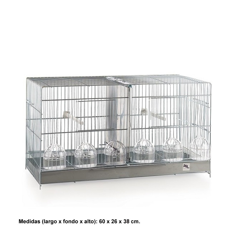 Jaula de cría 60 cm Puerta Guillotina Zincada Jaula de cría 60 cm Puerta Guillotina Zincada