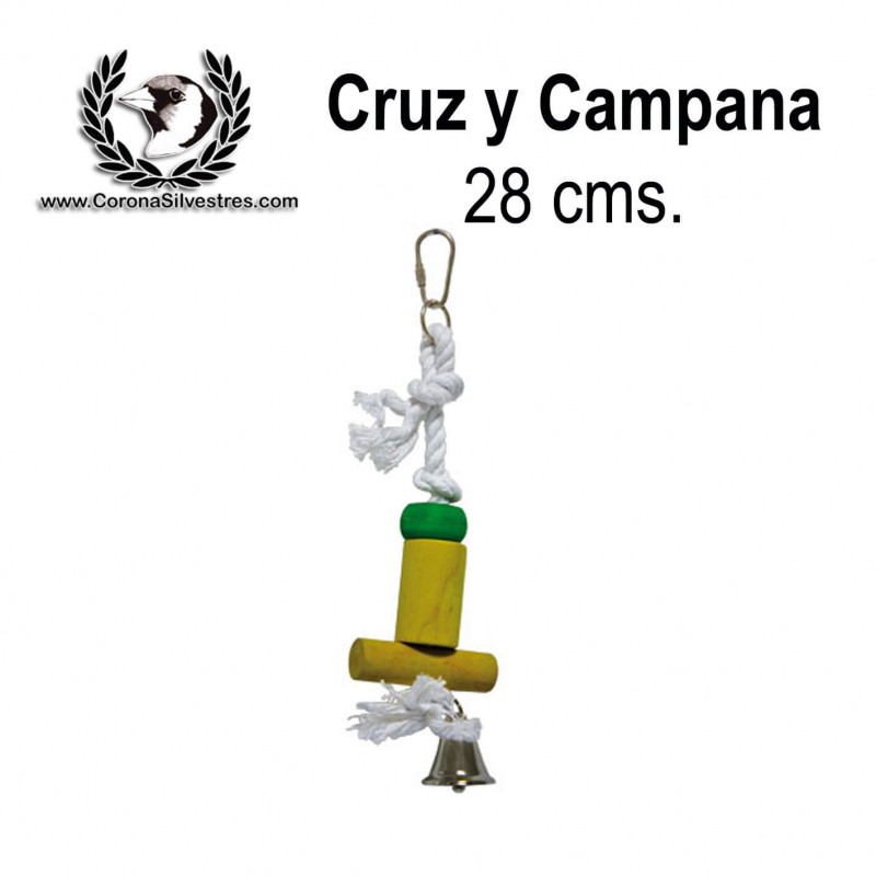 Juguete Cruz y Campana 28 cm