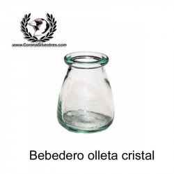 Bebedero Olleta Cristal