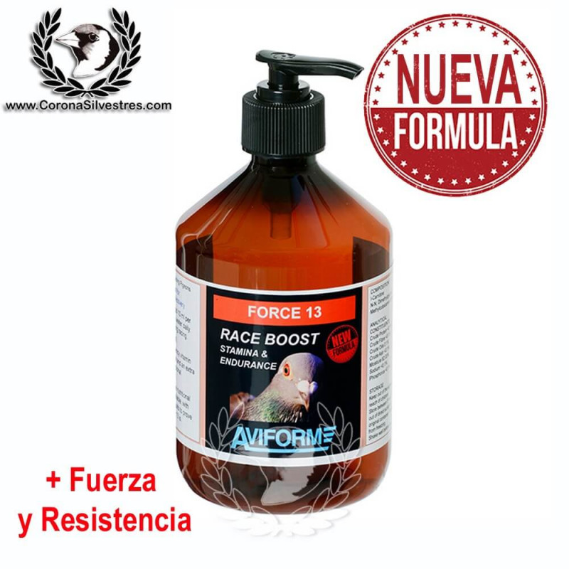 Aviform Force 13 -500ml- Incrementa la fuerza y resistencia en vuelo de manera espectacular