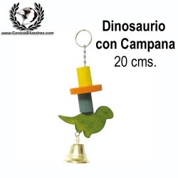 Juguete Dinosaurio con Campana 20 cms