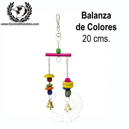 Juguete Balanza de Colores 20 cm